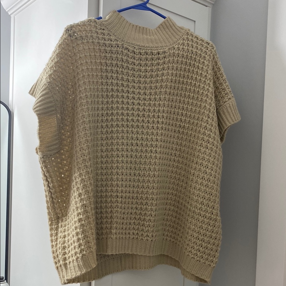 Cozy Beige Knit Sweater
